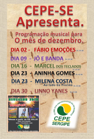 programacao de dezembro